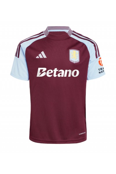 Aston Villa Jhon Duran #9 Fotballdrakt Hjemme Klær 2024-25 Korte ermer Aston Villa Jhon Duran #9 Fotballdrakt Hjemme Klær 2024-25 Korte ermer